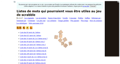 Desktop Screenshot of listesdemots.com